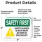 Signmission 3.5 in Height, 5 in Width, Vinyl Decal, Rectangle OS-2PACK-SF-D-35-L-10901 - alternate 3